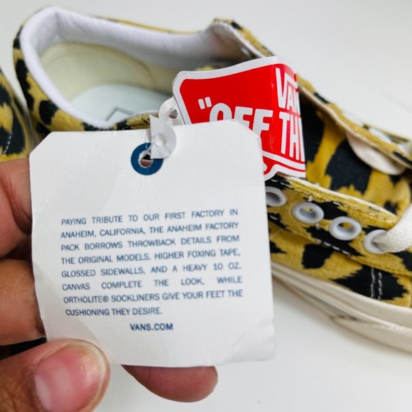 Vans Women's Sid DX Shoes Anaheim Factory Og Leopard 5.0W/3.5M NWT - Picture 15 of 16